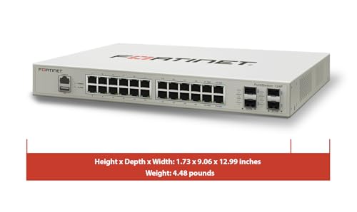 Image of Fortinet FortiSwitch - 124F Performance L2 Switch - 24 GE, 4 SFP+, Fanless (FS-124F)