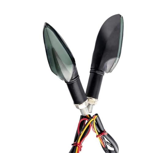 Clignotants moto universels 12V ampoules flash feu arrière scooter ATV 2 pièces