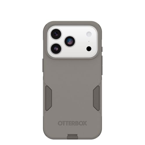 Image of OtterBox iPhone 17 Pro Commuter Series Case - Grey Comfort - Thin & Protective iPhone Case, Dual-Layer, Impact Absorbing iPhone Case