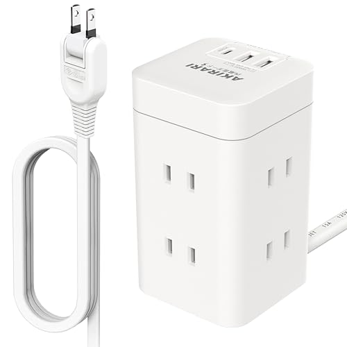 USBポートがたくさんあるタワー式充電器 Amazon.co.jp: 電源タップ タワー PD20W急速充電 usb付き 6個AC 2USB-A