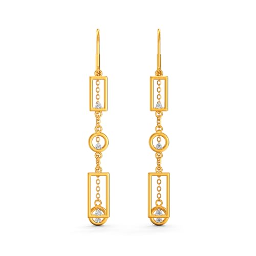 Image of Joyalukkas 22k (916) Purity BIS Certified Sui Daga Gold Earrings For Women
