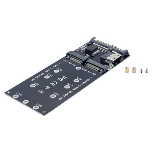 Ya en mundofriki.es: Orivin Adaptador combinado 2 en 1 de SSD M.2 NVME PCIE a SFF-8654 y SSD NGFF SATA a SATA para placa base