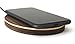 Produktbild STREIFHOLZ Wireless Charger aus Holz, kabellos Laden Holz, induktiv Laden Holz, drahtlos Laden Holz, 10W Fast Charging (Oval, Nussbaum)