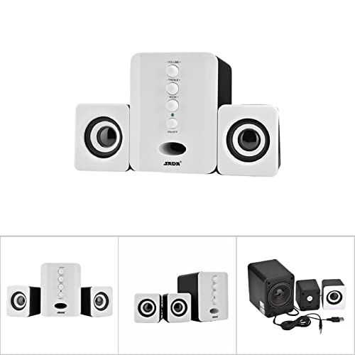 Haut-parleurs d’ordinateur pour, Mini USB 2.1 Filaire Combinaison Haut-Parleur Basse PC de Portables Alimenté Musique Subwoofer Téléphone Portable Blanc par Enceintes bibliothèque – Moniteurs proxim - Les Beatles, Paul McCartney, John Lennon, RIngo Starr, George Harrison Haut-parleurs d'ordinateur pour, Mini USB 2.1 Filaire Combinaison Haut-Parleur Basse PC de Portables Alimenté Musique Subwoofer Téléphone Portable Blanc par Enceintes bibliothèque - Moniteurs proxim – Image 7