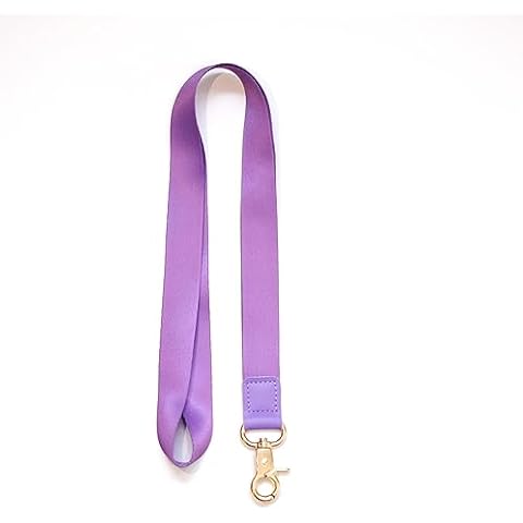 Long Neck Lanyard Key Chain, Cool Lanyard Key ID Badge Wallet Phone,The Elegant, Minimalist Look is Suitable For Men or Women, Whether You are a Teacher, Nurse or Business Person,Student （purple） Cover