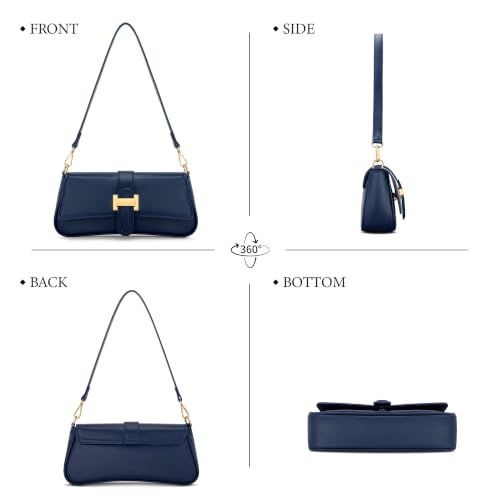 Image of KKXIU Shoulder Bag for Women Small Hobo Handbag Mini Retro Clutch Purses