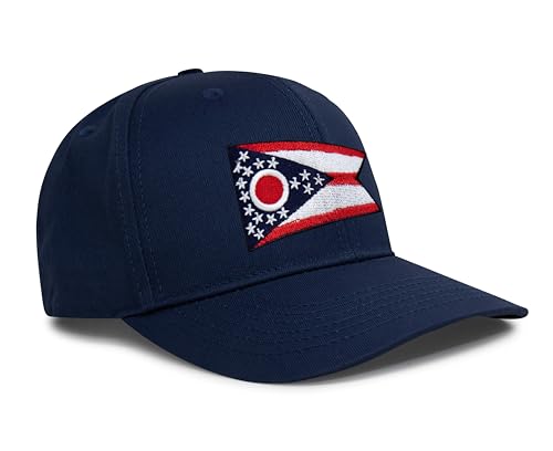Image of International Tie State Hat for Men and Women, Adjustable Snapback Trucker Baseball Cap with Embroidered Patch