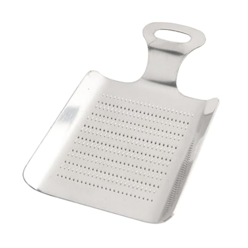 COLLBATH ステンレス製厚手手動ガーリックおろし器 軽量コンパクト設計 生姜やチーズ対応 キッチン多機能グレーター