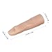 Housoutil Practice Fake Nail Tip Finger Silicone Simulation Manicure Training Tool Lightweight Reusable Nail Art Supply for Beginners and Salon Use