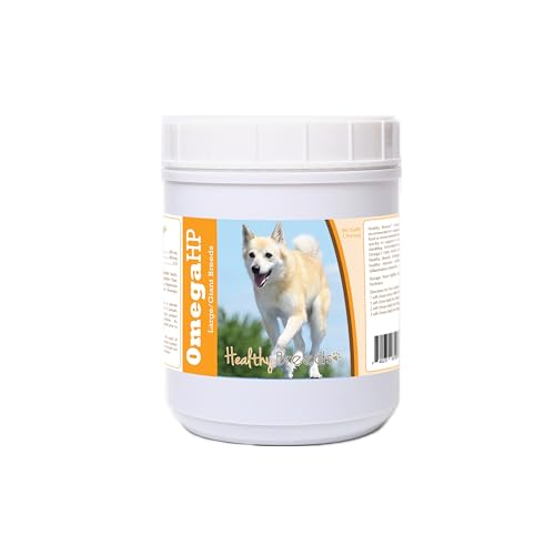 Image of Healthy Breeds Norwegian Buhund Omega HP Fatty Acid Skin and Coat Support Soft Chews 90 Count