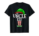 the uncle elf family matching group christmas gift couple maglietta