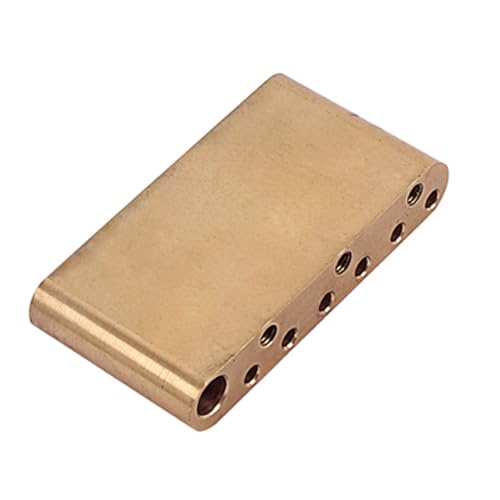 Bloc de vibrato pour guitare doré amélioration sustain et stabilité
