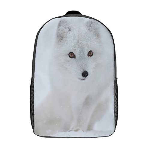 Sac à dos imprimé en 3D Arctic Leisure 17 pouces avec des motifs visuels en relief captivants