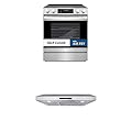 Cosmo 2-Piece Kitchen Package, 30" Electric Range and 30" Under Cabinet Range Hood with Digital Touch Controls