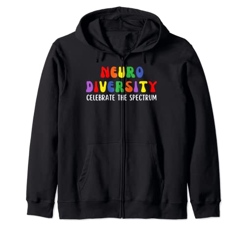 Neurodiversity Celebrate The Spectrum Embrace TDAH Autismo Sudadera con Capucha
