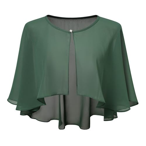 WOWBRIDAL Womens Shawls and Wraps for Evening Dress Chiffon Shawl Cape Wedding Guest Bridesmaid Capelets Scarves2