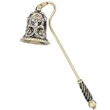 DECHOUS Apagavelas de Mecha de Metal Portátil Mango Largo Extintor para Velas Aromáticas y Velas en Frasco Herramienta Segura Tamaño 19x6x4 Cm 95 G