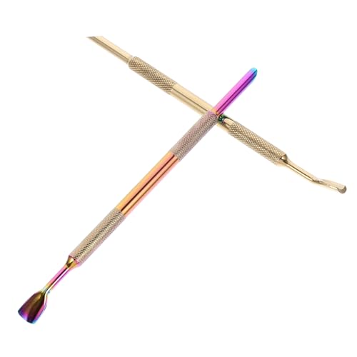 VICASKY 2pcs Nail Cuticle Pushers Instant Cuticle Remover Peeler for Nail Art In-grown Toe Remover Trimmer Pusher Set