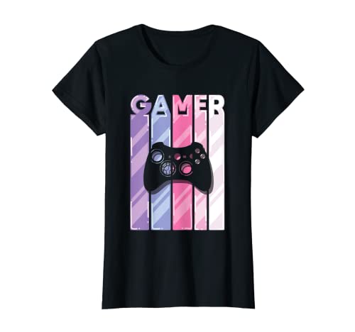 Mujer Gamer Girl Amantes de videojuegos Lindo para niñas Gamers Camiseta