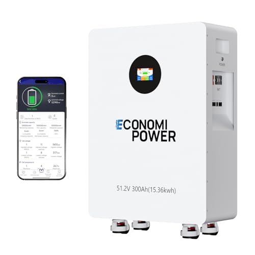 EconomiPower 48V 300Ah LiFePO4 Battery 15kWh Solar Storage