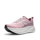 ALLSWIFIT Women's Road Running Shoes Cushion Tennis Shoes Non-Slip Comfortable Lightweight Gym Workout Athletic Arch Support Walking Sneakers Active5K,Size 8,Pink,AWUMRS2503