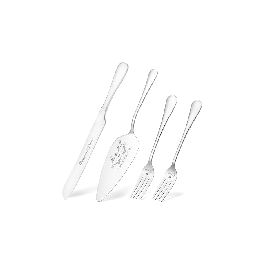 Wedding-Cake-Knife-and-Server-Set-Silver-Cake-Cutting-Set-for-Wedding-2024-4-Piece-Cake-Knife-Set-with-Forks-for-Engagements-Weddings-and-Anniversaries BEKESIN Wedding Cake Knife and Server Set, Silver Cake Cutting Set for Wedding 2024, 4 Piece Cake Knife Set with Forks for Engagements, Weddings and Anniversaries