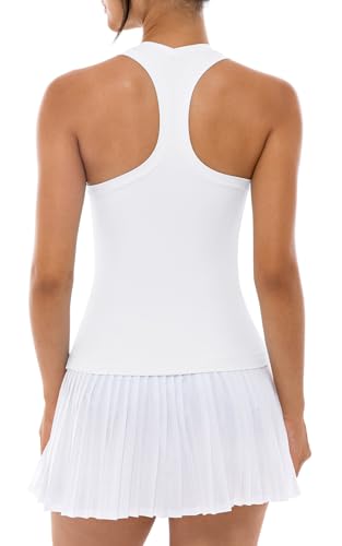 Lavento Women's Racerback Workout Top Active Running Yoga Tank Tops2