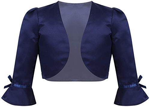 Image of PINK WINGS Girls Satin Shrug