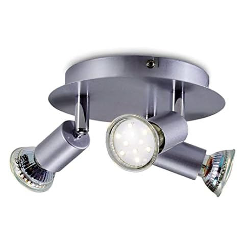 Plafonnier B.K.Licht 3 spots LED Cover