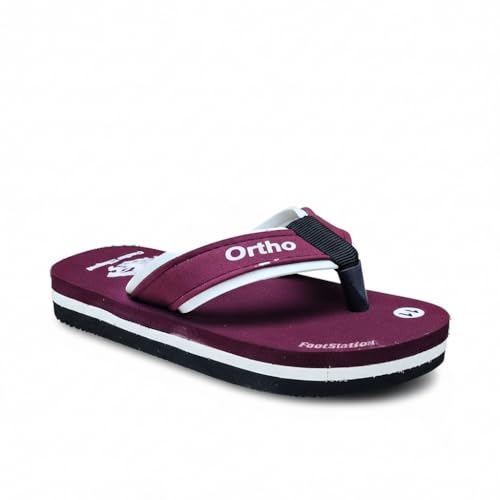 Image of Ortho Comfort Flip Flops, Multi Colour Combination, Comfortable Stylish Casual Boys Slipper | 2-10 Years. (Refer size chart in images)