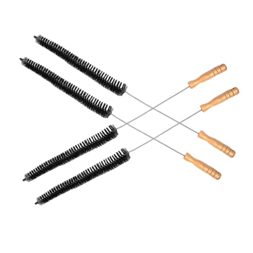 Artibetter 4Pcs Long Handle Cleaning Brush for Dryer Vents and Washing Machine Coils Flexible Soft Bristle Scrubbers for Kitchen and Laundry Cleaning and Easy to Use Tools