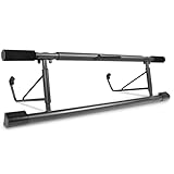 Genérico Barra de dominadas/barbillas Lite Multi-Grip, Barra de Entrenamiento for la Parte Superior del Cuerpo de Entrada Resistente for gimnasios en casa de 24 a 32 Pulgadas(Foldable)