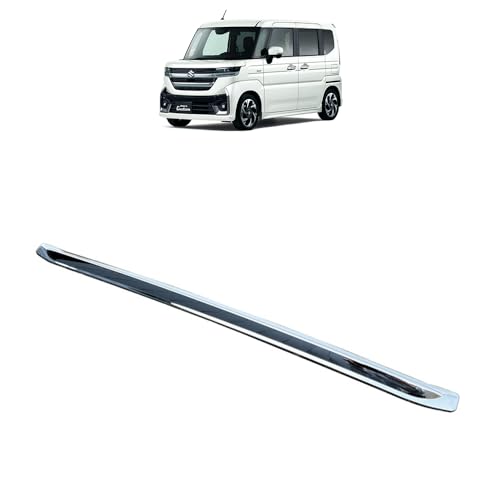 KMONDER スズキ 新型スペーシアカスタム パーツ フロントバンパー ガーニッシュ フロントスポイラー フロントバンパー フロントグリル バンパーカバー エアロ パーツ1P カスタム パーツ ドレスアップ エアロ エクステリア アクセサリ 外装 ハイブ