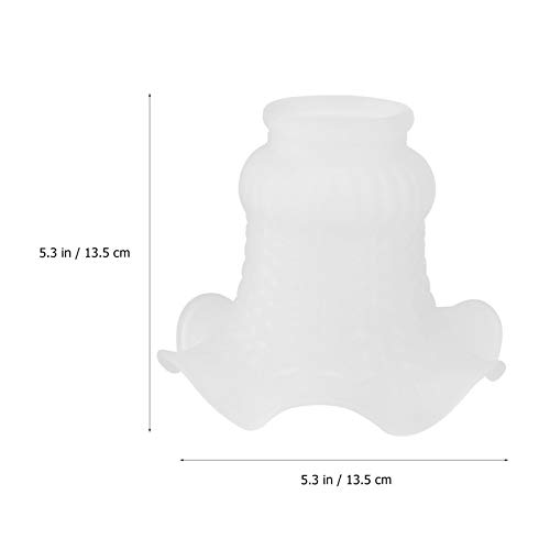 PIXNOR E27 Lustre Abajur de Lírio de Substituição Abajur Tampa Do Suporte 13. 5X10cm para Luz Pendur