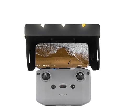 YUNHUOZ pour BRDRC Téléphone Tablette Pare-Soleil pour Neo/Mini 4K/Mini 3 4 Pro/Air Drone RC-N1/N2/N3 Contrôleur pour iPhone/Samsung/Huawei