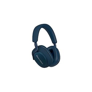 Bowers & Wilkins Px7 S2e Over-Ear Headphones – Enhanced Noise Cancellation & Transparency Mode, Crystal-Clear Calls, Bluetooth, 30-Hour Playback, Ocean Blue