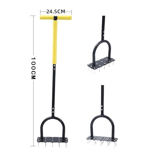 Aérateur de gazon pour pelouse compacte pour éliminer la mousse de jardin - 7
