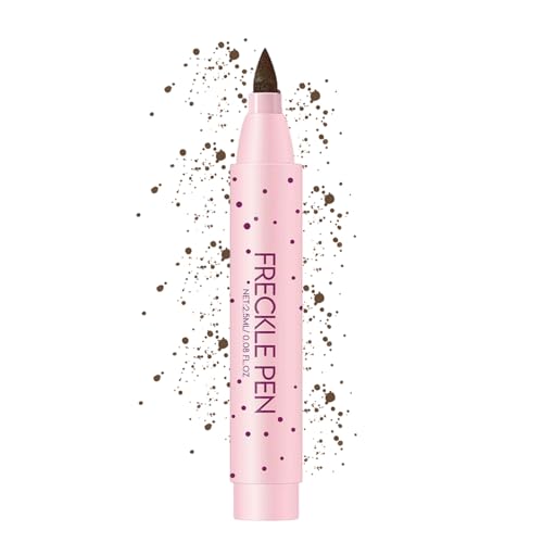 Bolígrafo de efecto pecas falsas, cosméticos para pecas, 3,5 g, herramienta de belleza facial de secado rápido con fórmula natural y efecto duradero, ideal para uso diario y ocasiones especiales