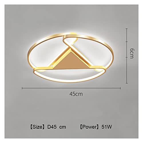 Plafondnier industriel gold LED intensité réglable luxe - 3