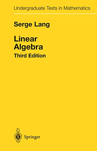  Linear Algebra
