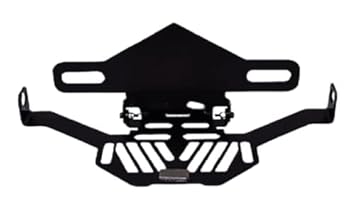 ULTRAWAY Universal Magnetic Tail Tidy/Fender Eliminator Number Plate for All Universal Bike Models (Black)