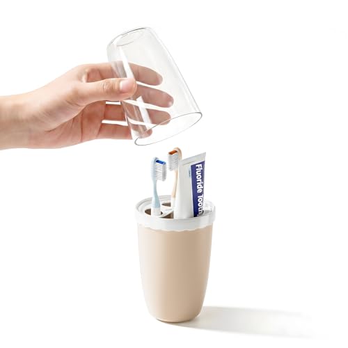 Support de rangement avec couvercle au design épuré pour salle de bain