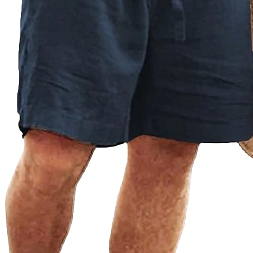 Pantalones cortos casuales de algodón para hombre miniatura 4