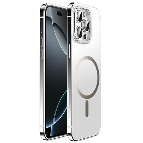 Coque iPhone 16 Pro anti-choc fine MagSafe cadre acier robuste