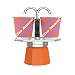 Produktbild Bialetti Mini Express 2 Tassen | Kollektion Dolce Vita, Kaffeekanne Orange mit 2 Tassen