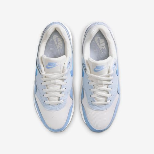 Nike Air Max 1 Big Kids' Shoes (DZ3307-116, Sail/Blue Tint/Psychic Blue)4