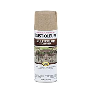 Rust-Oleum 223524 Stops Rust Multi-Color Textured Spray Paint, 12 oz, Desert Bisque
