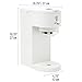 HADEN 75108 Single Serve Coffee Machine for Single Serve Pods & Ground Coffee in Ivory/Chrome, 4.75'' W x 10.75'' D x 10.75'' H