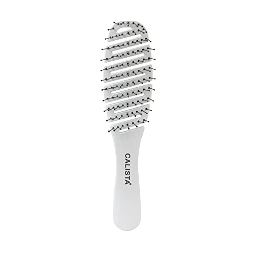 Calista Smoothie Brush, Wet or Dry Hair Flex Brush for Detangling, For All Hair Types, White
