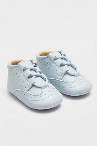 Chaussures de baptême bébé garçon style Brogue à lacets - 4
